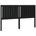 Miniatyrbilde 1 av 7: vidaXL Sengegavl svart 165,5x4x100 cm heltre furu
