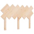 Miniatyrbilde 1 av 7: vidaXL Sengegavl 122,5x3x80,5 cm heltre furu