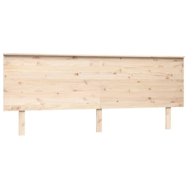 vidaXL Sengegavl 204x6x82,5 cm heltre furu