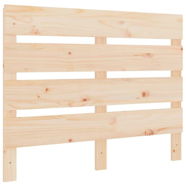 vidaXL Sengegavl 90x3x80 cm heltre furu
