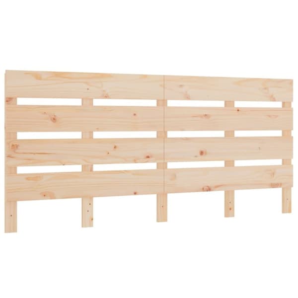 vidaXL Sengegavl 180x3x80 cm heltre furu