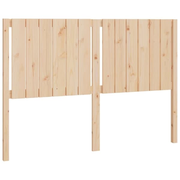 vidaXL sengegærde 140,5x4x100 cm massivt fyrretræ