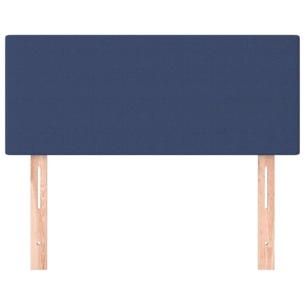 vidaXL Sänggavel blå 90x5x78/88 cm tyg