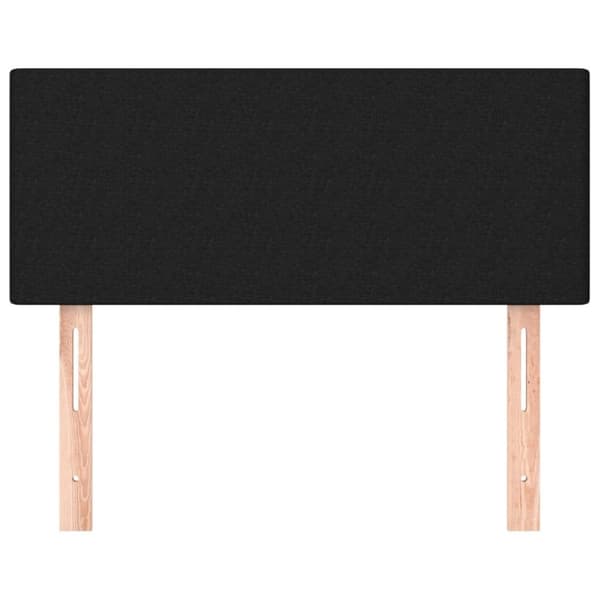 vidaXL Sänggavel svart 90x5x78/88 cm tyg