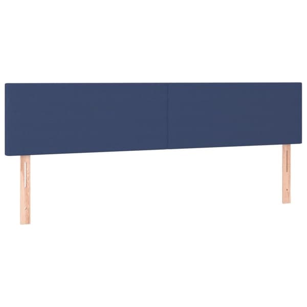 vidaXL sengegavle 2 stk. 90x5x78/88 cm stof blå