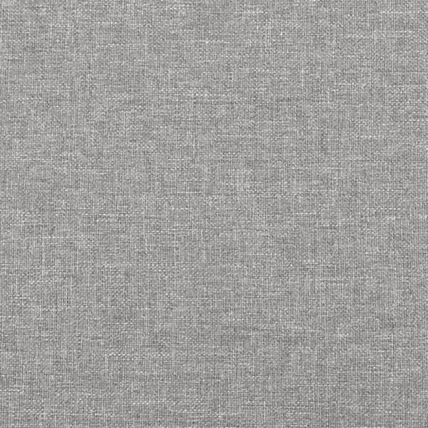 vidaXL sengegavl 90x5x78/88 cm stof lysegrå