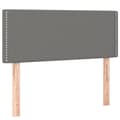 Miniatyrbillede 1 af 8: vidaXL sengegavl 90x5x78/88 cm stof mørkegrå