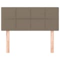 Miniatyrbillede 3 af 9: vidaXL sengegavl 80x5x78/88 cm stof gråbrun