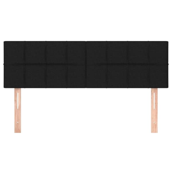 vidaXL sengegavle 2 stk. 72x5x78/88 cm stof sort
