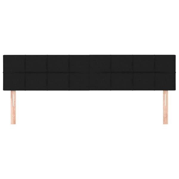 vidaXL sengegavle 2 stk. 100x5x78/88 cm stof sort