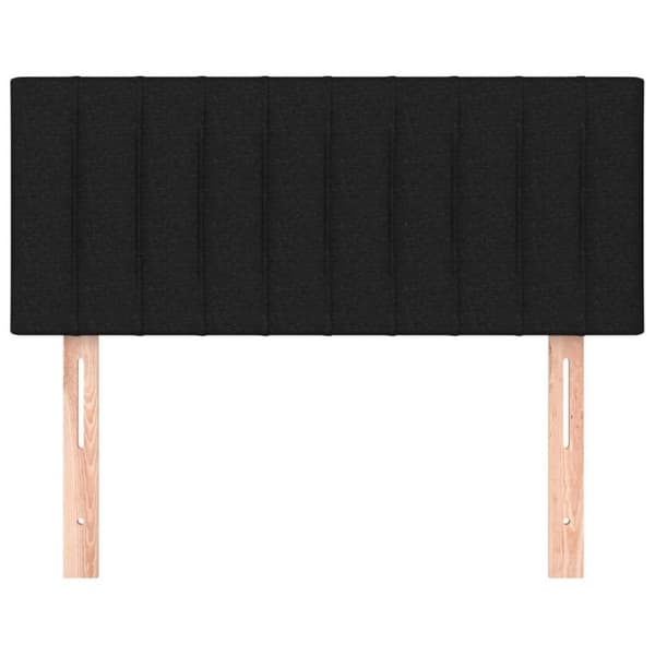 vidaXL sengegavl 100x5x78/88 cm stof sort