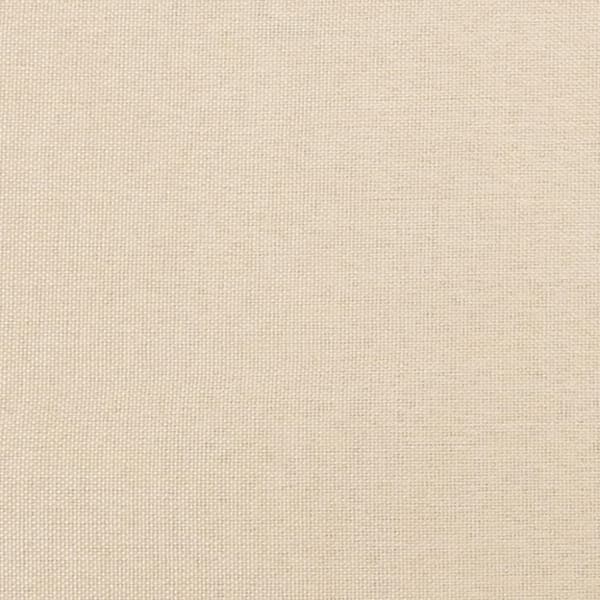 vidaXL sengegavle 2 stk. 100x7x78/88 cm stof cremefarvet