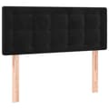 Miniatyrbillede 3 af 9: vidaXL sengegavl 80x5x78/88 cm fløjl sort