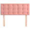Miniatyrbillede 4 af 9: vidaXL sengegavl 80x5x78/88 cm fløjl pink