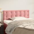 Miniatyrbillede 2 af 9: vidaXL sengegavl 80x5x78/88 cm fløjl pink