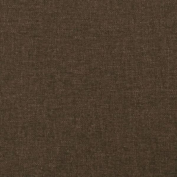 vidaXL sengegavl 90x5x78/88 cm stof mørkebrun