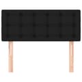 Miniatyrbillede 2 af 8: vidaXL sengegavl 100x5x78/88 cm stof sort