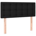 Miniatyrbillede 1 af 8: vidaXL sengegavl 100x5x78/88 cm stof sort