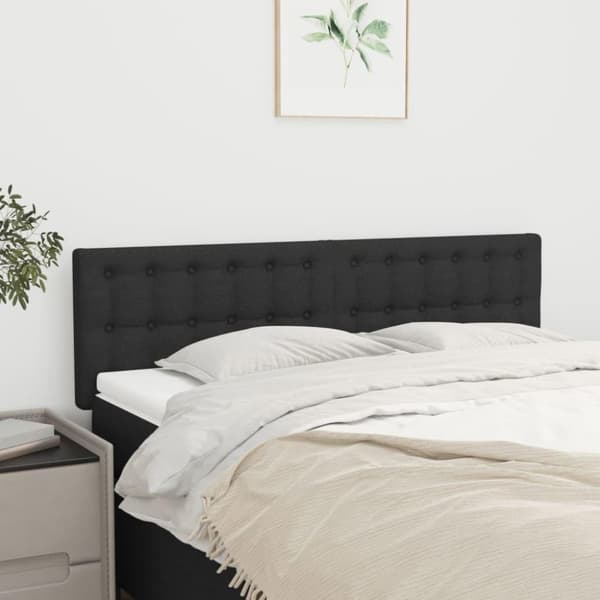 vidaXL sengegavle 2 stk. 72x5x78/88 cm stof sort