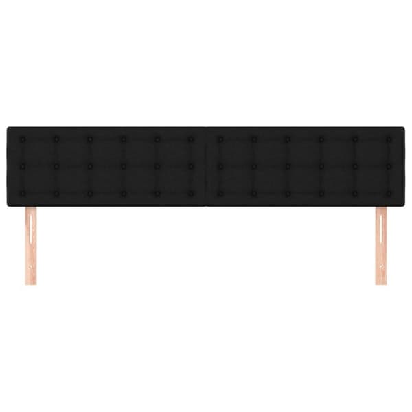 vidaXL sengegavle 2 stk. 80x5x78/88 cm stof sort