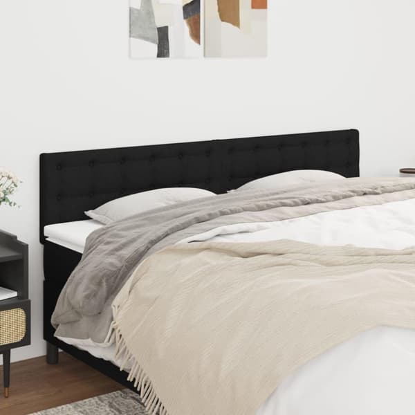 vidaXL sengegavle 2 stk. 80x5x78/88 cm stof sort