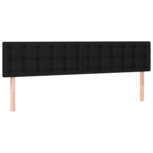vidaXL sengegavle 2 stk. 80x5x78/88 cm stof sort
