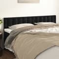 Miniatyrbillede 2 af 9: vidaXL sengegavle 2 stk. 80x5x78/88 cm fløjl sort
