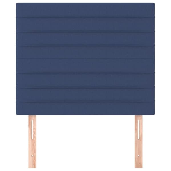 vidaXL sengegavle 2 stk. 100x5x78/88 cm stof blå