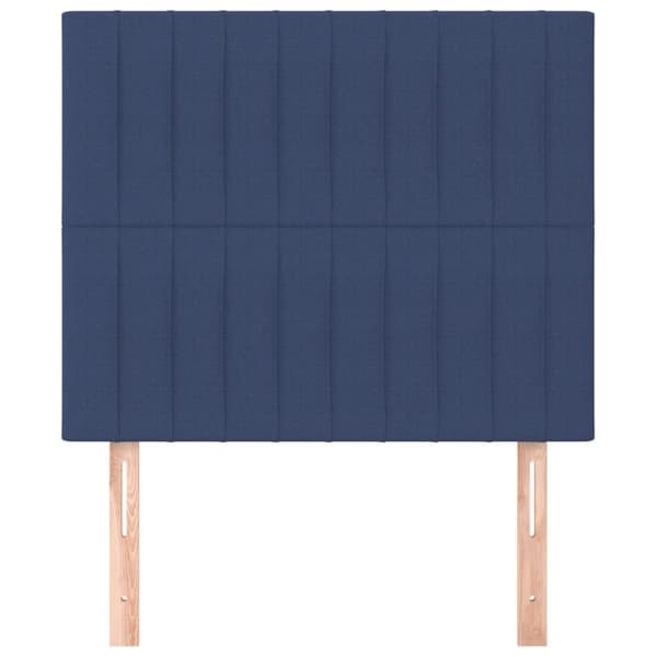 vidaXL Huvudgavlar 2 st blå 100 x 5 x 78/88 cm tyg