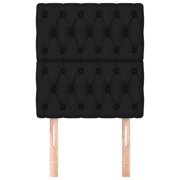 vidaXL Huvudgavlar 2 st svart 80x7x78/88 cm tyg