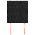 Miniatyrbillede 3 af 8: vidaXL sengegavle 2 stk. 80x7x78/88 cm fløjl sort