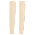 Miniatyrbillede 4 af 9: vidaXL sengegavl med kanter 163x23x118/128 cm stof cremefarvet