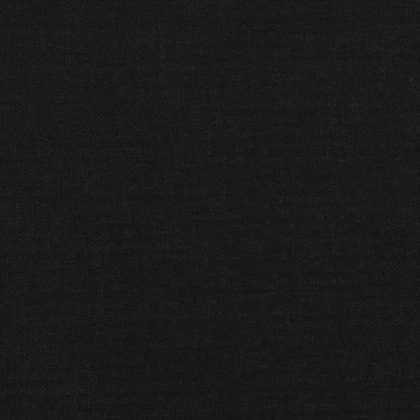 vidaXL sengegavl med kanter 183x16x78/88 cm stof sort