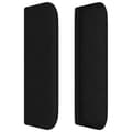 Miniatyrbillede 4 af 9: vidaXL sengegavl med kanter 203x16x78/88 cm stof sort