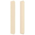 Miniatyrbillede 4 af 9: vidaXL sengegavl med kanter 163x16x118/128 cm stof cremefarvet