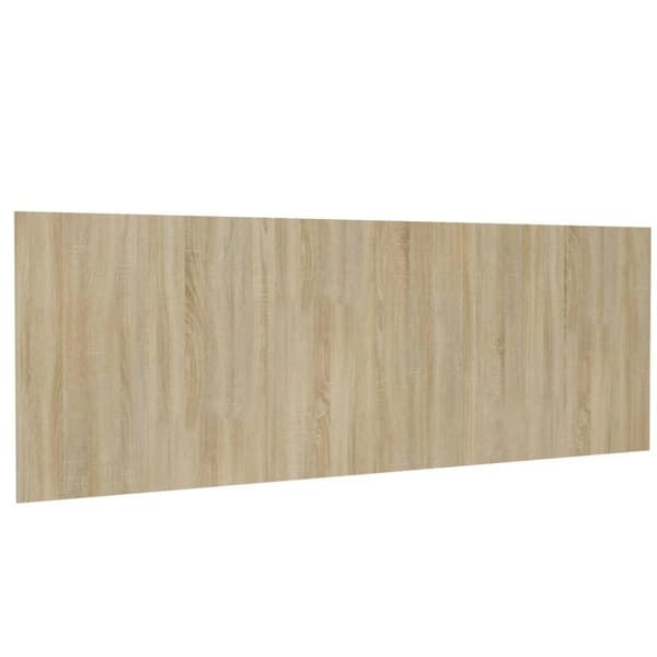 vidaXL Seinäkiinnitettävä sängynpääty tammi 240x1,5x80 cm tekninen puu