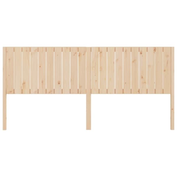 vidaXL Sängynpääty 205,5x4x100 cm täysi mänty