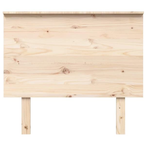 vidaXL Sängynpääty 94x6x82,5 cm täysi mänty