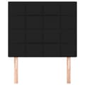 Miniatyrbillede 3 af 8: vidaXL sengegavle 2 stk. 80x5x78/88 cm stof sort
