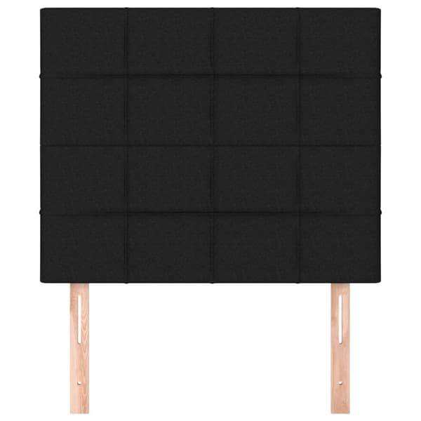 vidaXL sengegavle 2 stk. 80x5x78/88 cm stof sort