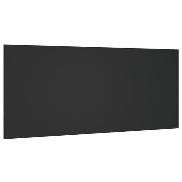 vidaXL sengegærde 200x1,5x80 cm konstrueret træ sort