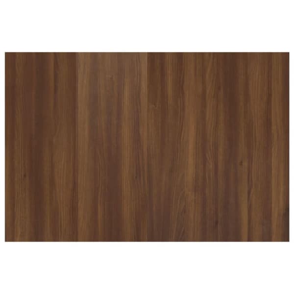 vidaXL Sängynpääty ruskea tammi 120x1,5x80 cm tekninen puu