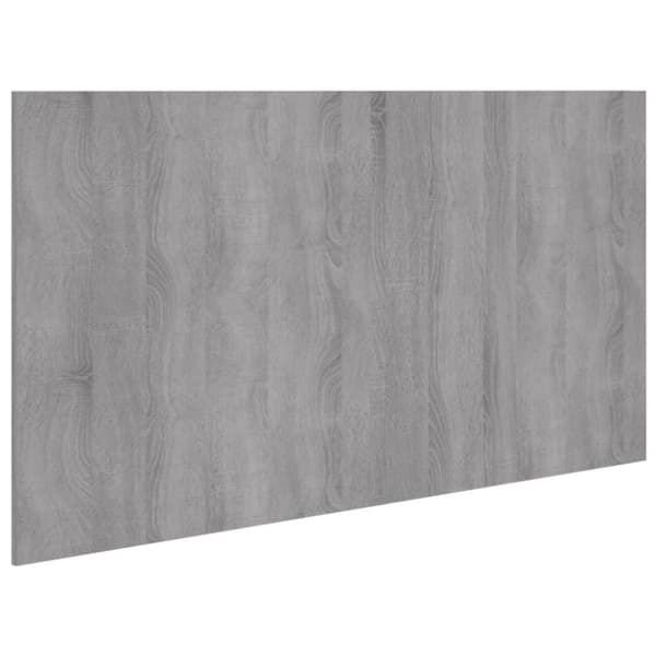vidaXL sengegærde 160x1,5x80 cm konstrueret træ grå sonoma-eg