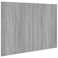 Pikkukuva 2 / 8: vidaXL Sängynpääty harmaa Sonoma 120x1,5x80 cm tekninen puu