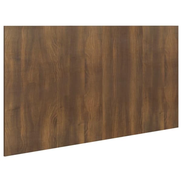 vidaXL Sängynpääty ruskea tammi 160x1,5x80 cm tekninen puu