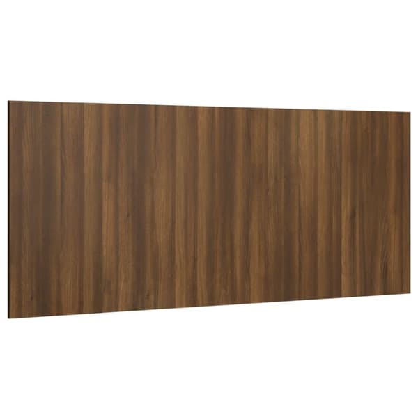 vidaXL Sängynpääty ruskea tammi 200x1,5x80 cm tekninen puu
