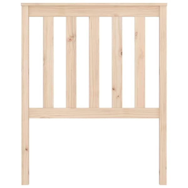 vidaXL sengegærde 81x6x101 cm massivt fyrretræ