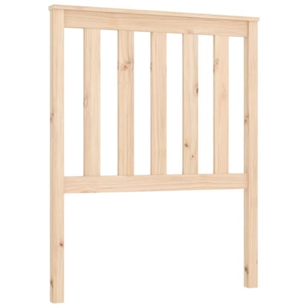 vidaXL sengegærde 81x6x101 cm massivt fyrretræ