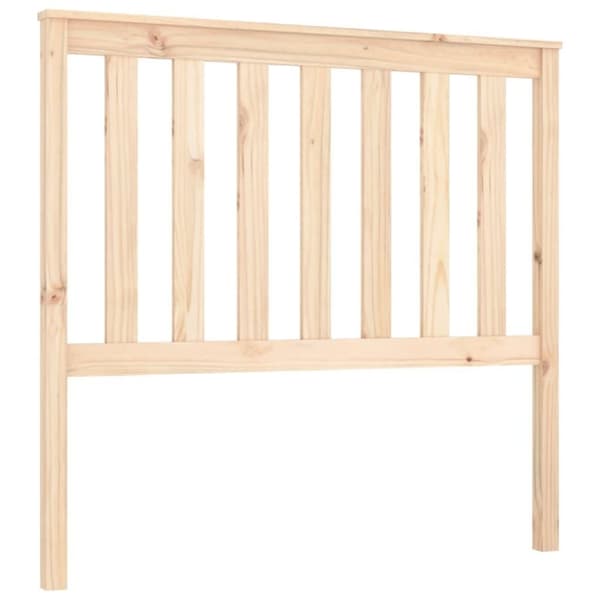 vidaXL Sängynpääty 106x6x101 cm täysi mänty