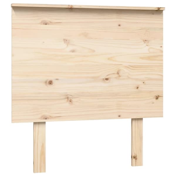 vidaXL Sängynpääty 79x6x82,5 cm täysi mänty
